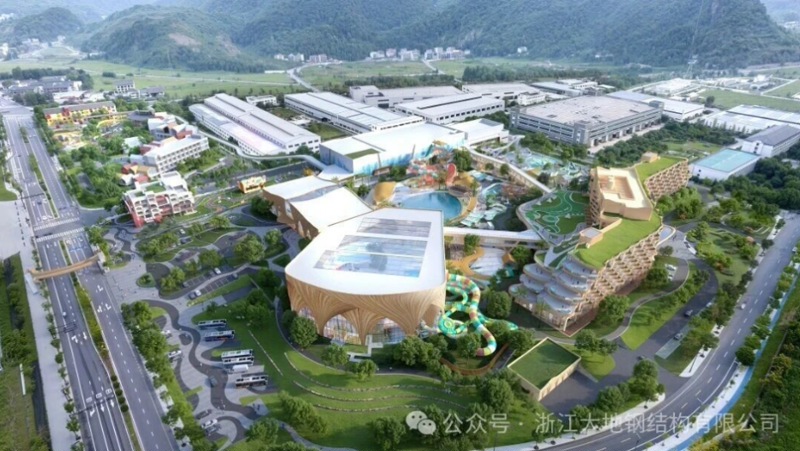 Pompe à chaleur déshumidifiante « trois-en-un » Blueway — Étude de cas : parc aquatique Tonglu Kaiyuan Senbo