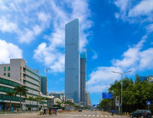 Projet Buleway Building & Natatorium : tour de stockage d'énergie en Chine, Shenzhen