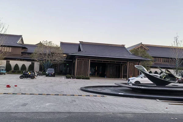 Projet de piscine de l'hôtel Blueway : Runquan Kaiyuan Mingting (branche de Longwu Tea Town)